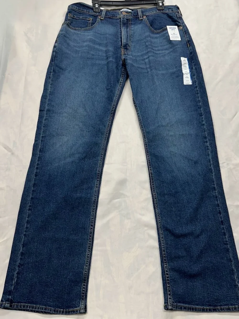 Denizen from Levi's 285 Relaxed Fit Jeans Men's 36x34 Straight Leg Blue Denim NW